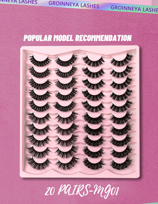 20 pairs of 4 style russian lashes
