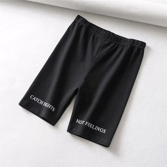 Black High Waisted  Cycling Shorts